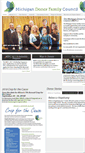 Mobile Screenshot of michigandonorfamilycouncil.org